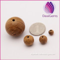 Wood round beads natural wenge wood beads for necklace 100pcs/bag